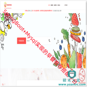【包远程安装运行】SpringBoot+Mysql实现的早餐推荐搭配平台+演示视频+开发文档(论文模板)