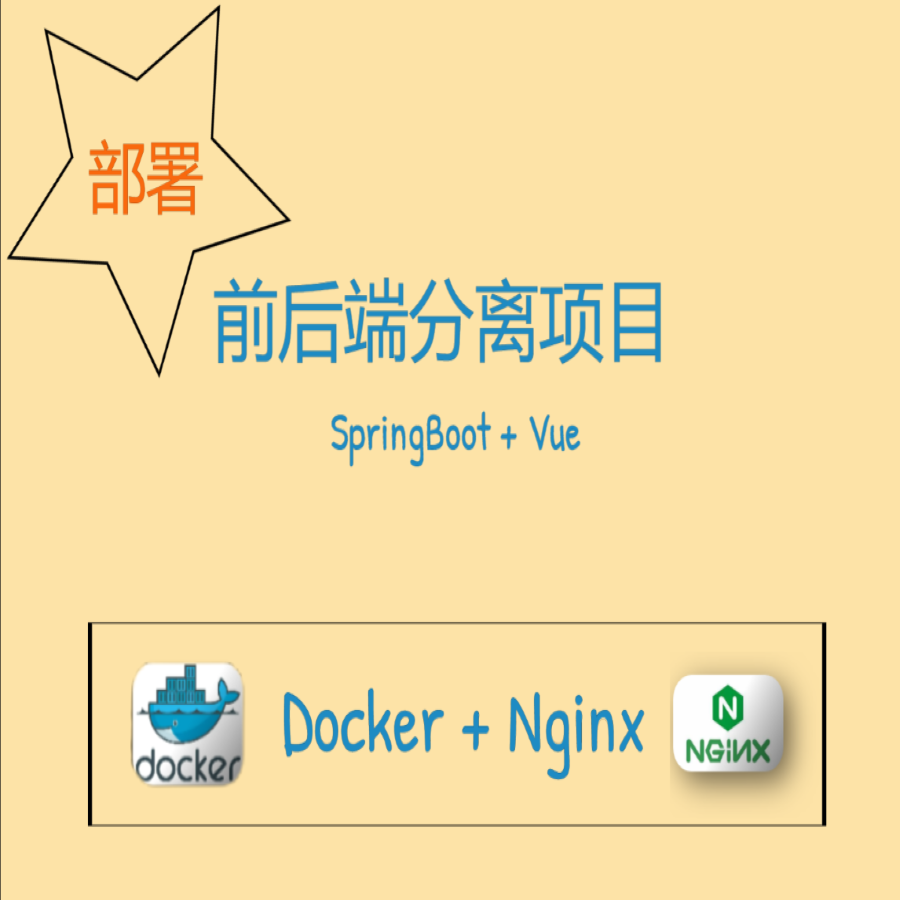 Docker+Nginx部署前后端分离项目(SpringBoot+Vue)