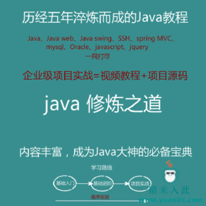 Java视频教程与项目实战附带源码之Java修炼之路