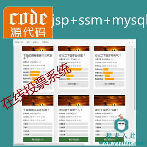 jsp+ssm+mysql实现的投票管理系统源码附带视频指导配置运行教程+开发文档（参考论文）