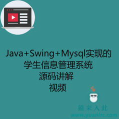 Java+Swing+Mysql实现的学生信息管理系统-源码讲解视频（注意只有视频）